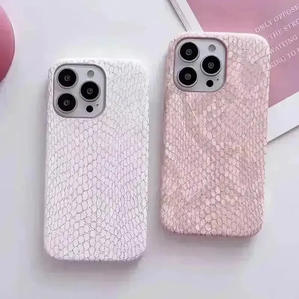 Luxury Snake Texture Phone Case (For iPhones) - Bear Hugs