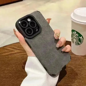Luxury Soft Fur Leather Case (For iPhone) - Bear Hugs