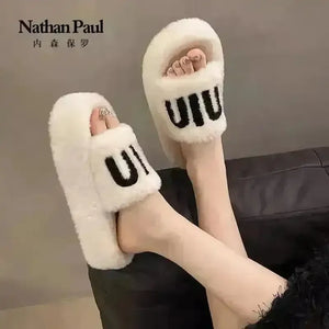 Luxury Velvet Winter Slippers - Bear Hugs