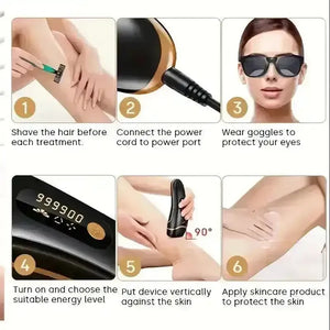 LYSMOSKI IPL Pulse Light Hair Removal Device - Bear Hugs