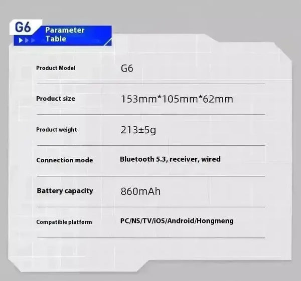 Machenike G6 V2 Wireless Gamepad Controller - Bear Hugs