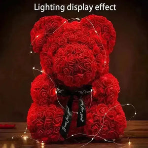Magical Rose Teddy Bear - Bear Hugs