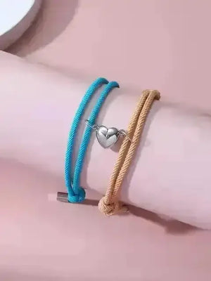 Magnetic Couple Bracelet Pair - Bear Hugs
