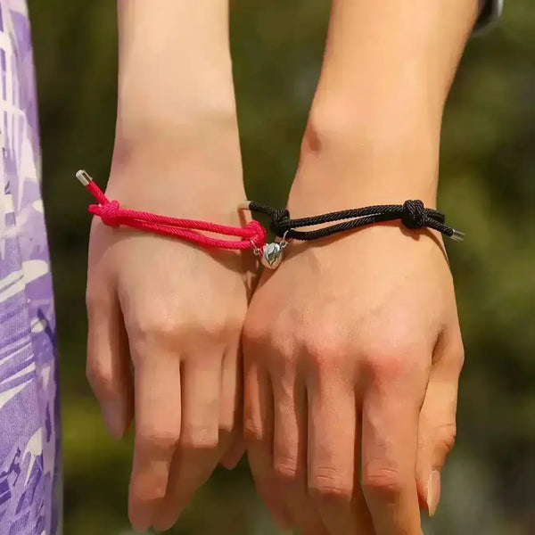 Magnetic Couple Bracelet Pair - Bear Hugs