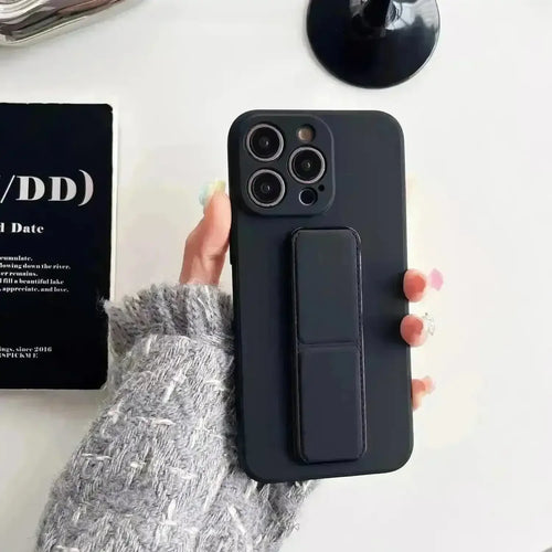 Magnetic Stand Silicon Case (For iPhones) - Bear Hugs