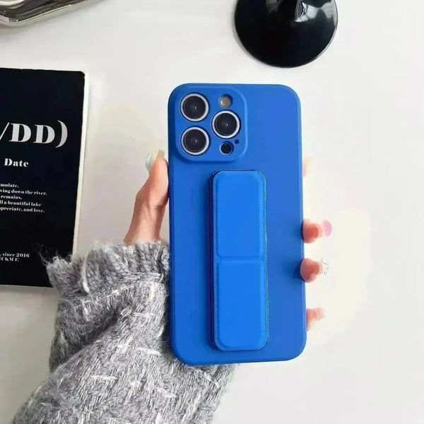 Magnetic Stand Silicon Case (For iPhones) - Bear Hugs