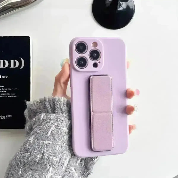 Magnetic Stand Silicon Case (For iPhones) - Bear Hugs