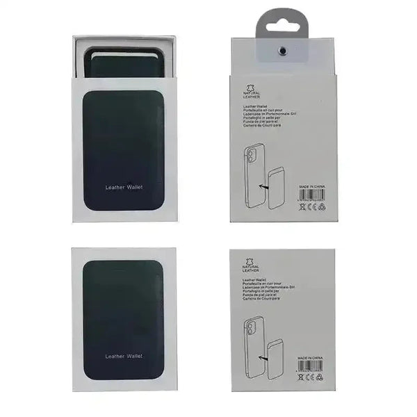 MagSafe Leather Card Magnetic Wallet Case - Bear Hugs