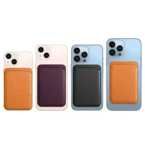 MagSafe Leather Card Magnetic Wallet Case - Bear Hugs