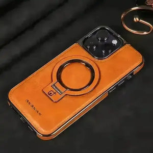 MagSafe Leather Case (For iPhones) - Bear Hugs