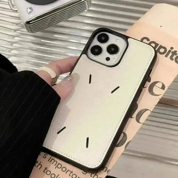 Maison Margiela Minimal Leather Phone Case (For iPhones) - Bear Hugs