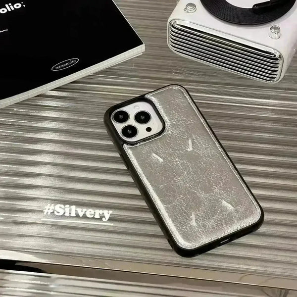 Maison Margiela Minimal Leather Phone Case (For iPhones) - Bear Hugs