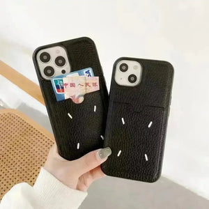 Maison Margiela Minimal Leather Phone Case (For iPhones) - Bear Hugs