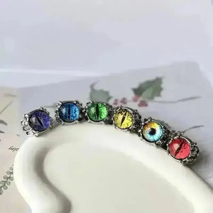 Majestic Devil Eyes Dragon Claw Retro Open Ring - Bear Hugs