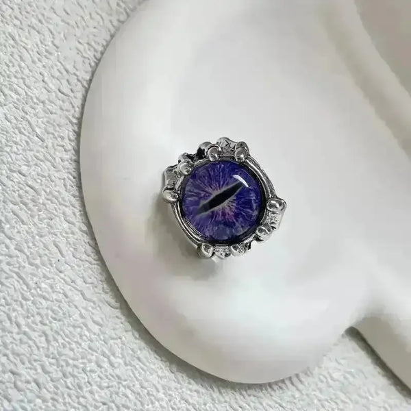 Majestic Devil Eyes Dragon Claw Retro Open Ring - Bear Hugs
