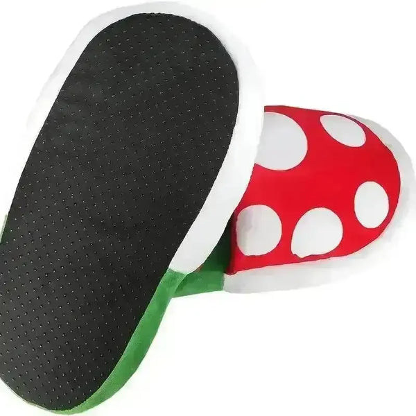 Mario Piranha Plant Plush Slippers - Bear Hugs