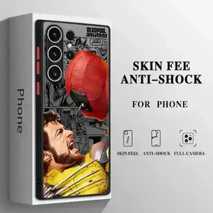 Marvel Deadpool & Wolverine Matte Phone Case (For Samsung) - Bear Hugs