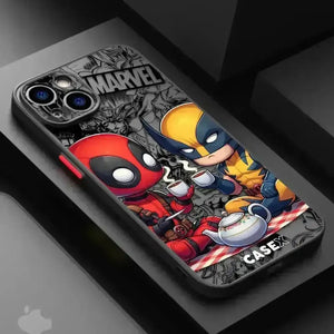 Marvel Deadpool & Wolverine Matte Phone Case (For Samsung) - Bear Hugs