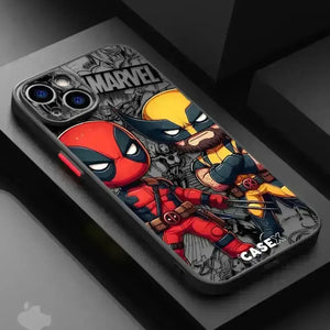 Marvel Deadpool & Wolverine Matte Phone Case (For Samsung) - Bear Hugs
