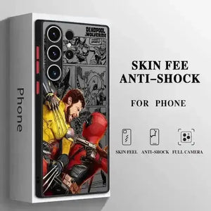 Marvel Deadpool & Wolverine Matte Phone Case (For Samsung) - Bear Hugs