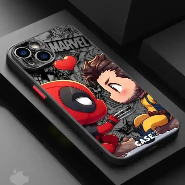 Marvel Deadpool & Wolverine Matte Phone Case (For Samsung) - Bear Hugs