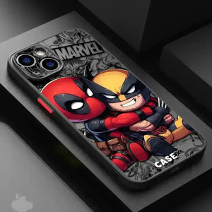 Marvel Deadpool & Wolverine Matte Phone Case (For Samsung) - Bear Hugs