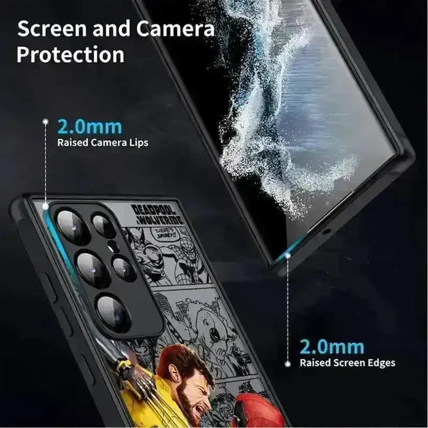 Marvel Deadpool & Wolverine Matte Phone Case (For Samsung) - Bear Hugs
