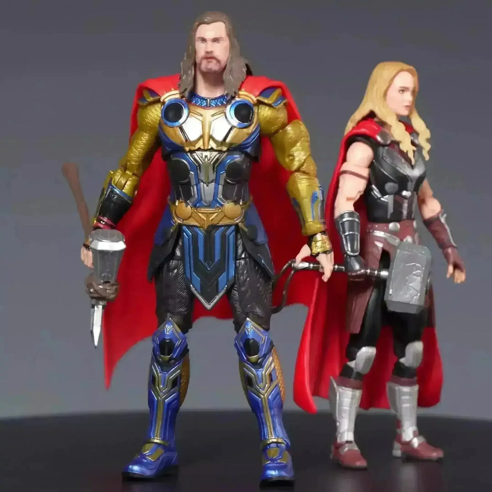 Marvel Legends Thor and Lady Thor Figurines (18 cm) - Bear Hugs