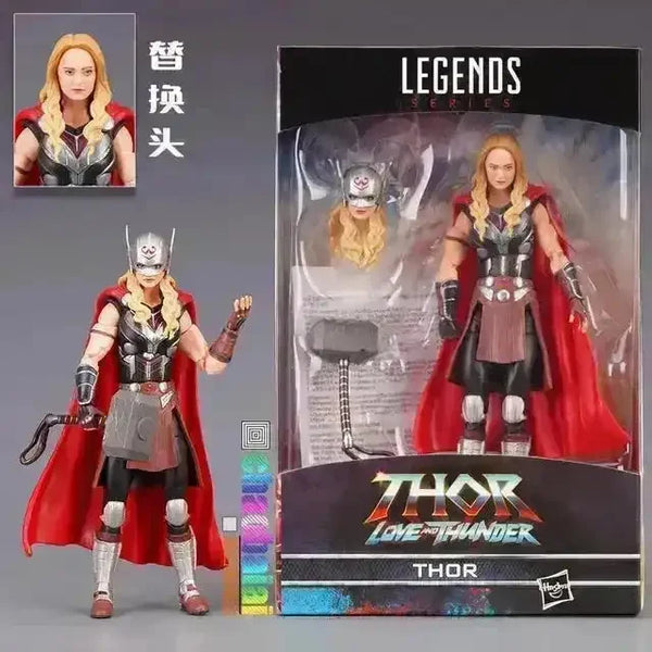 Marvel Legends Thor and Lady Thor Figurines (18 cm) - Bear Hugs