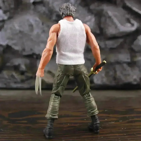 Marvel Wolverine Logan Action Figure (18 cm) - Bear Hugs