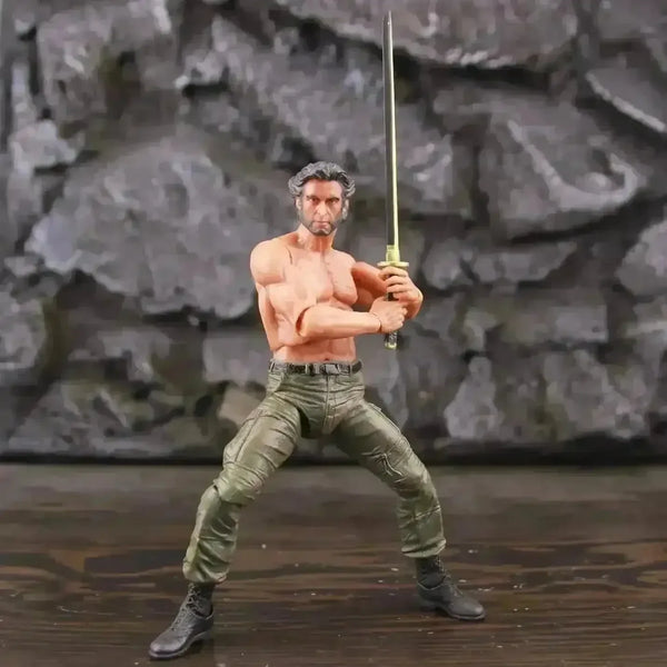 Marvel Wolverine Logan Action Figure (18 cm) - Bear Hugs