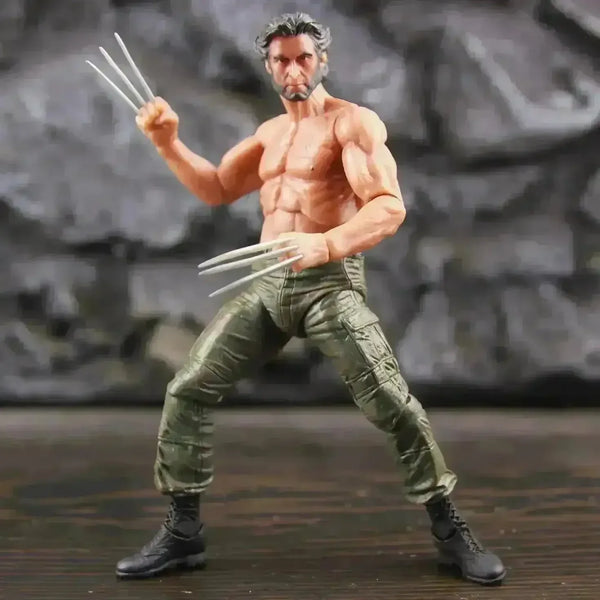Marvel Wolverine Logan Action Figure (18 cm) - Bear Hugs
