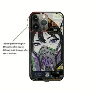 Masked Girl Glow Voice Controlled Cover (For iPhone) - Bear Hugs