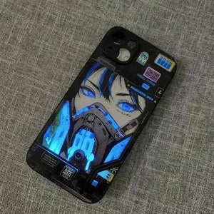 Masked Girl Glow Voice Controlled Cover (For iPhone) - Bear Hugs