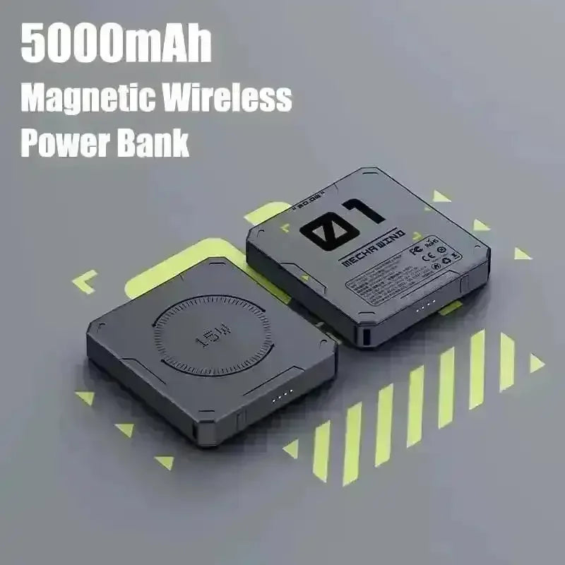 Mecha Wind MagSafe Power Bank (5000mAh) - Bear Hugs