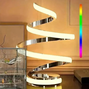 Mesmerizing Spiral LED Desk Lamp - Bear Hugs