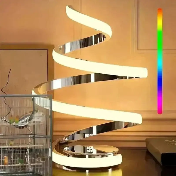 Mesmerizing Spiral LED Desk Lamp - Bear Hugs
