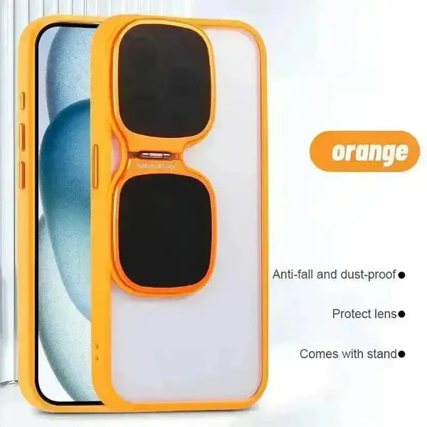 Metal stand Sunglasses Case (For iPhone) - Bear Hugs