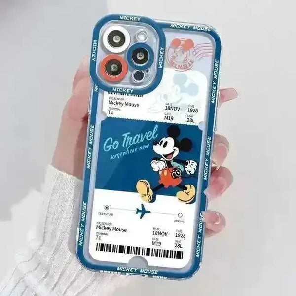 Mickey Minnie Card Style Phone Case (For iPhones) - Bear Hugs