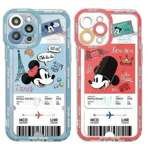 Mickey Minnie Card Style Phone Case (For iPhones) - Bear Hugs