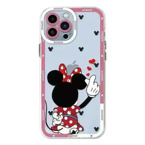 Mickey Minnie Clear Phone Case (For iPhones) - Bear Hugs
