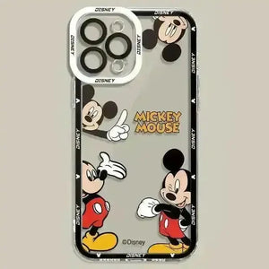 Mickey Minnie Clear Phone Case (For iPhones) - Bear Hugs