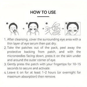 Micro Needle Hyaluronic Acid Under Eye Patch - Bear Hugs