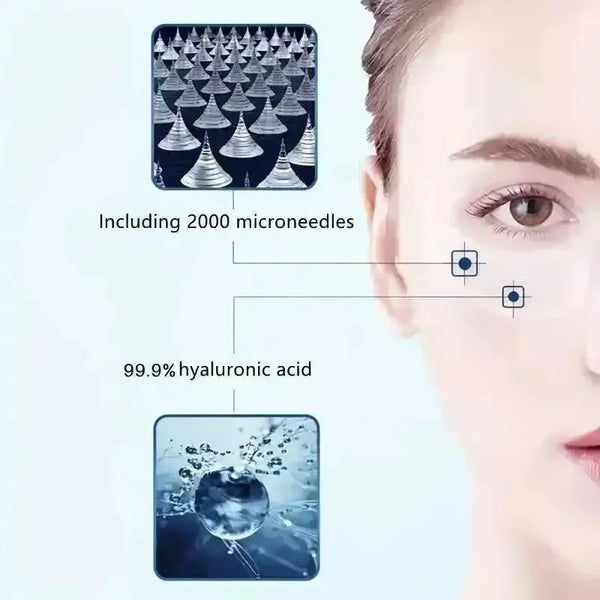 Micro Needle Hyaluronic Acid Under Eye Patch - Bear Hugs