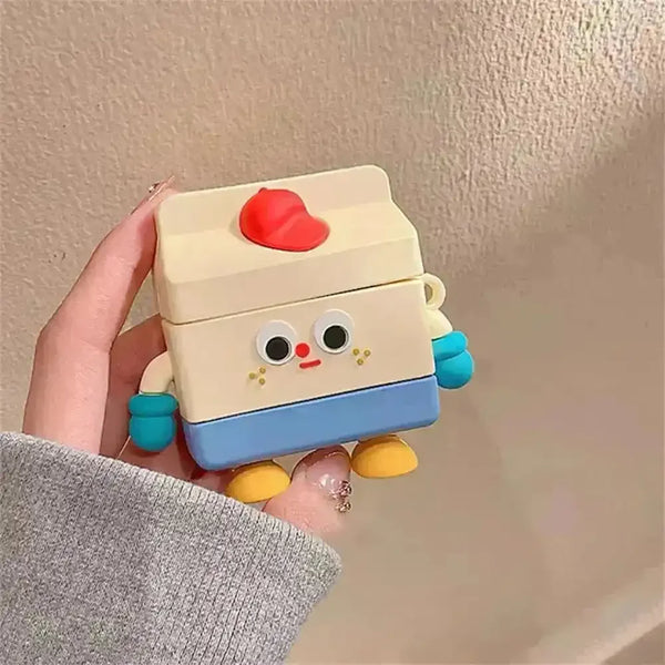 Milk Box Robot Case (For Airpods) - Bear Hugs