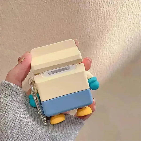 Milk Box Robot Case (For Airpods) - Bear Hugs