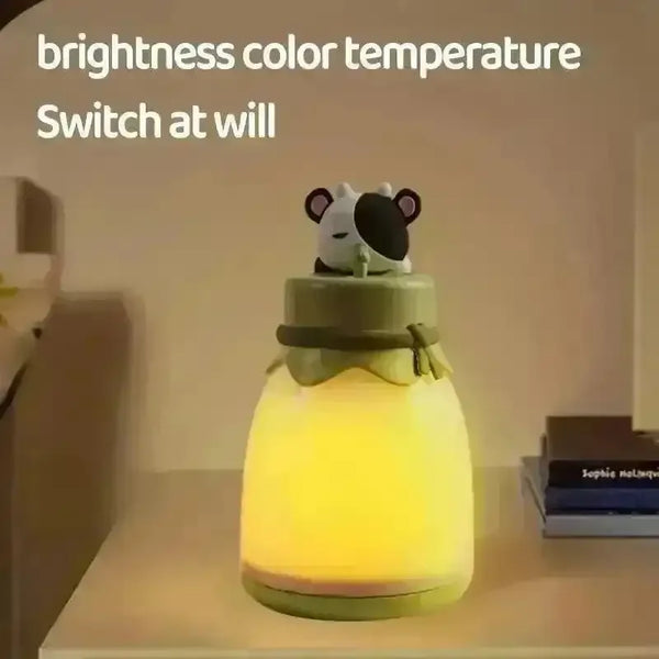 Milk Drinking Cow Night Lamp - Bear Hugs