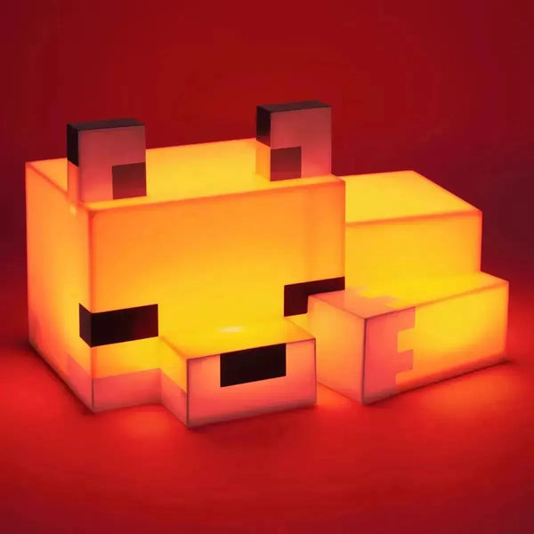 Mincecraft Pixellated Fox Night Lamp - Bear Hugs