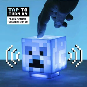 Minecraft Creeper Night Light with Official Creeper Sounds - Bear Hugs