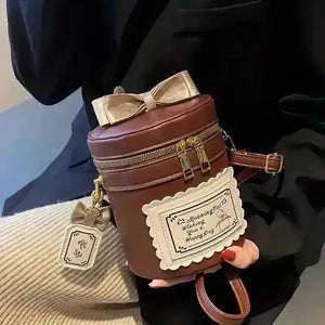 Mini Bucket Barrel Bag - Bear Hugs